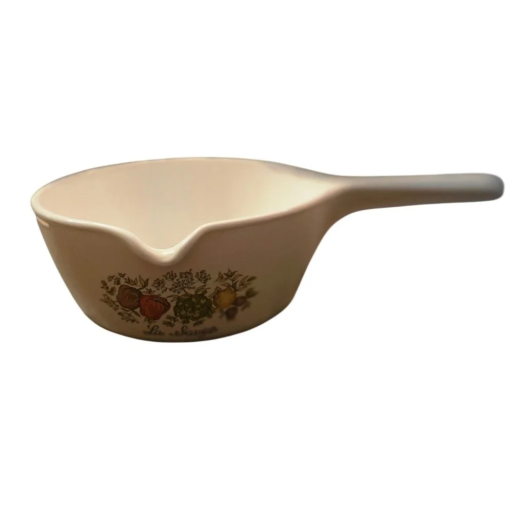 Corning Ware Spice of Life P-89-B 2.5 Cup Saucepan Pour Spout Vintage USA‎